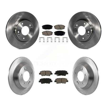 Front Rear Brake Rotors Ceramic Pad Kit For 2022 Hyundai Kona With Electric Parking K8C-103367