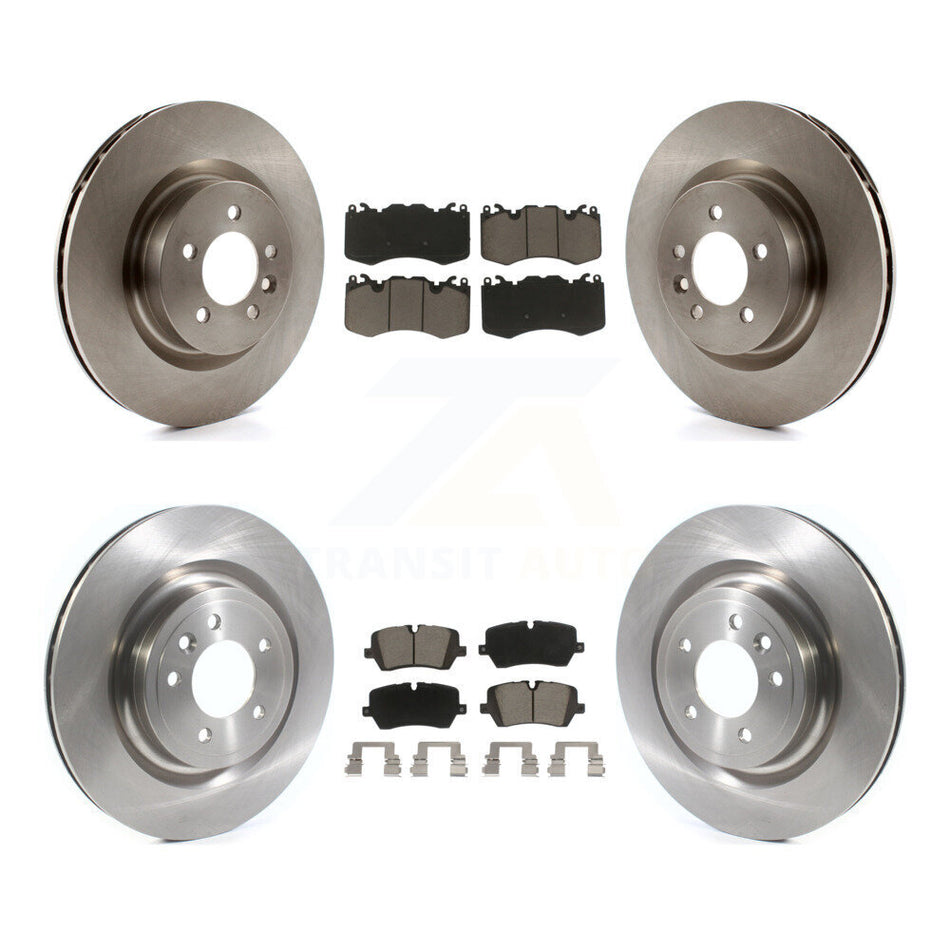 Front Rear Disc Brake Rotors And Ceramic Pads Kit For 2016 Land Rover Range 3.0L K8C-103378