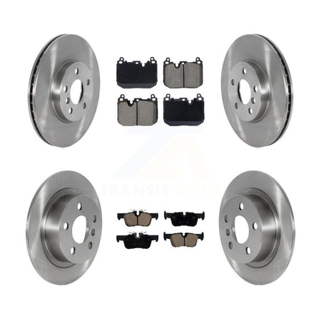 Front Rear Brake Rotor Ceramic Pad Kit For 17-20 Mini Cooper Clubman S With Sport Package K8C-103401