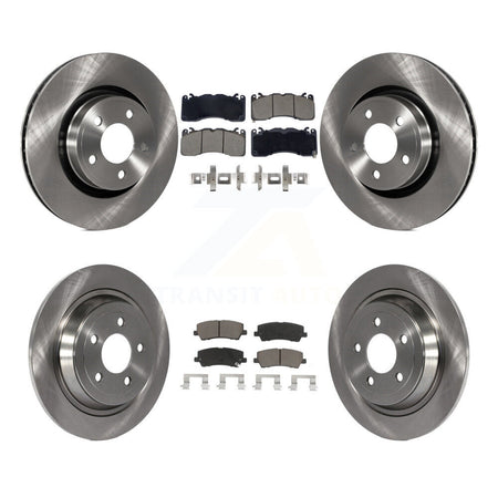Front Rear Brake Rotor & Ceramic Pad Kit For Ford Mustang V6 with 3.7L With Brembo Brakes K8C-103402