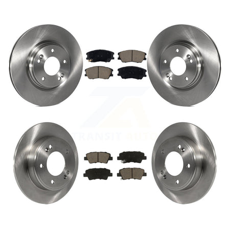 Front Rear Disc Brake Rotors And Ceramic Pads Kit For Kia Soul K8C-103409