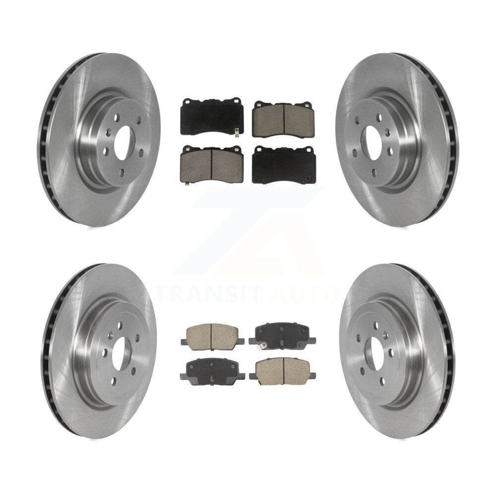 Front Rear Disc Brake Rotor Ceramic Pad Kit For Tesla X S With Single Piston Caliper K8C-103415