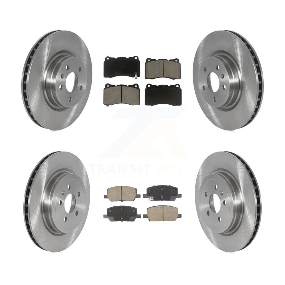 Front Rear Disc Brake Rotor Ceramic Pad Kit For Tesla X S With Single Piston Caliper K8C-103415