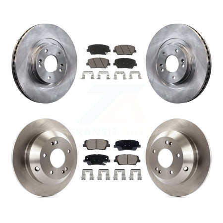Front Rear Disc Brake Rotors And Ceramic Pads Kit For Hyundai Santa Fe Sport Kia Sorento K8C-103423