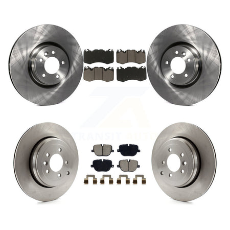 Front Rear Brake Rotors Ceramic Pad Kit For 2010-2013 Land Rover Range Sport Supercharged K8C-103426
