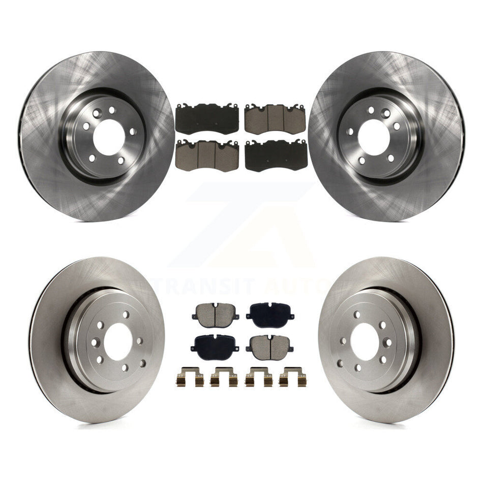 Front Rear Brake Rotors Ceramic Pad Kit For 2010-2013 Land Rover Range Sport Supercharged K8C-103426