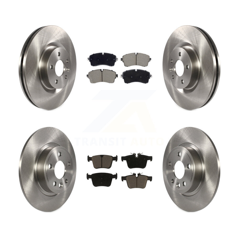 Front Rear Brake Rotors Ceramic Pad Kit For Jaguar E-Pace With 325mm Diameter Rotor K8C-103428
