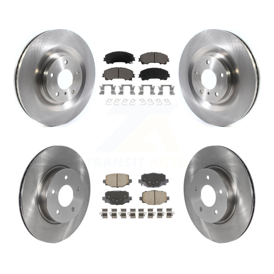 Front Rear Disc Brake Rotors And Ceramic Pads Kit For INFINITI QX50 QX55 K8C-103429