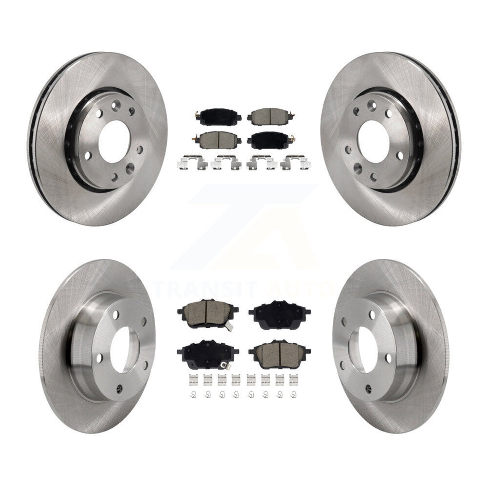 Front Rear Disc Brake Rotors Ceramic Pad Kit For 2020-2023 Nissan Sentra rear brakes K8C-103433