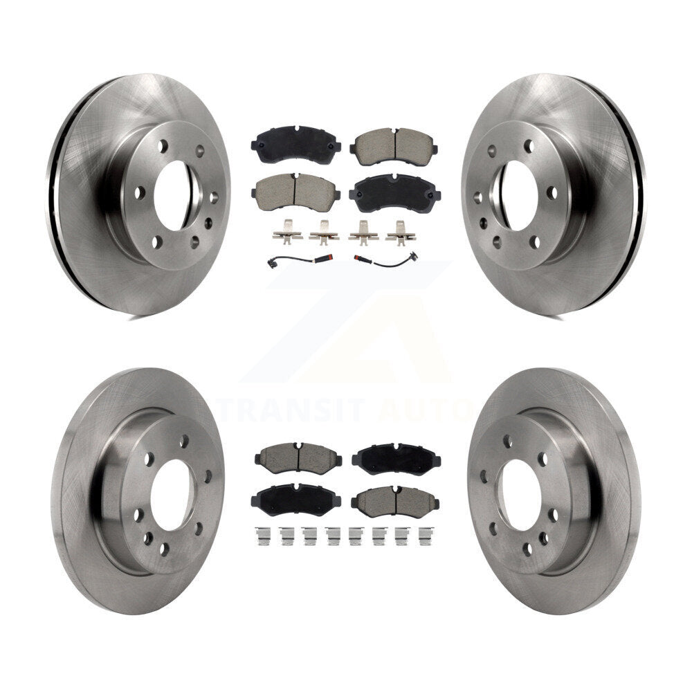 Front Rear Brake Rotor & Ceramic Pad Kit For Mercedes-Benz Sprinter 2500 3500 4500 3500XD K8C-103447