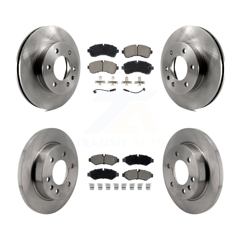 Front Rear Brake Rotor & Ceramic Pad Kit For Mercedes-Benz Sprinter 2500 3500 4500 3500XD K8C-103447