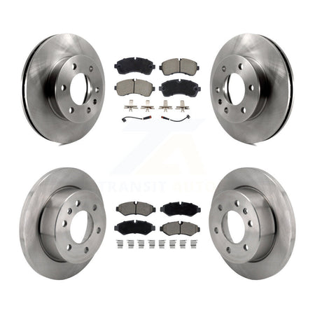 Front Rear Brake Rotors Ceramic Pad Kit For Mercedes-Benz Sprinter 2500 3500 Freightliner K8C-103448