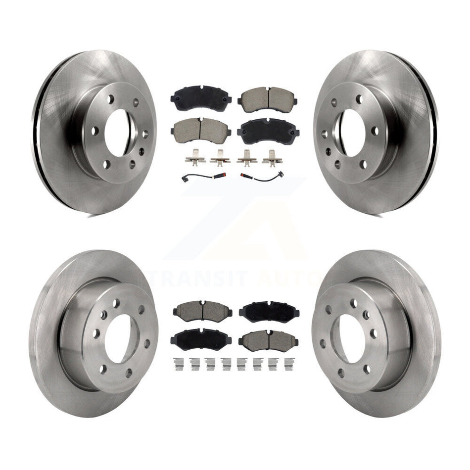 Front Rear Brake Rotors Ceramic Pad Kit For Mercedes-Benz Sprinter 2500 3500 Freightliner K8C-103448