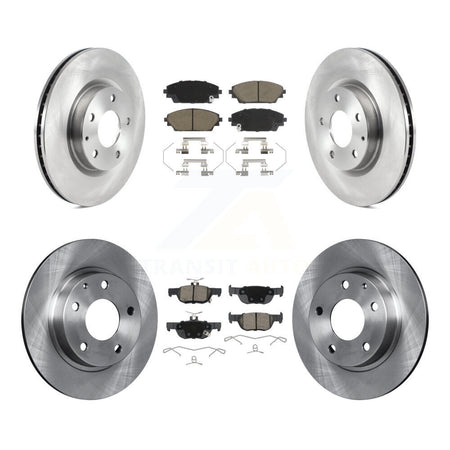 Front Rear Brake Rotor And Ceramic Pad Kit For Mazda CX-30 With 264mm Diameter K8C-103452
