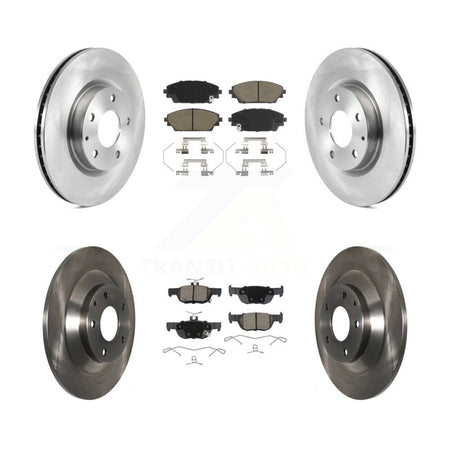 Front Rear Brake Rotor And Ceramic Pad Kit For Mazda CX-30 With 302mm Diameter K8C-103453