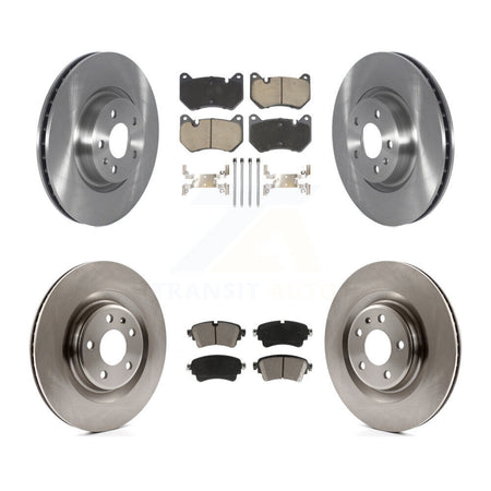 Front Rear Disc Brake Rotors And Ceramic Pads Kit For 2018 Audi Q5 With Brembo Calipers K8C-103456