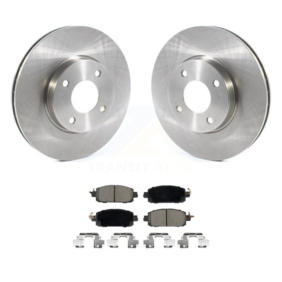 Front Disc Brake Rotors And Ceramic Pads Kit For 2024 Nissan Sentra S SV SR K8C-103493
