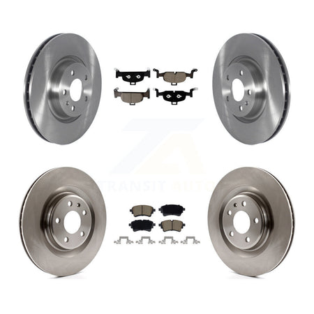 Front Rear Disc Brake Rotor & Ceramic Pad Kit For Audi A5 Sportback Quattro A4 allroad A6 K8C-103583