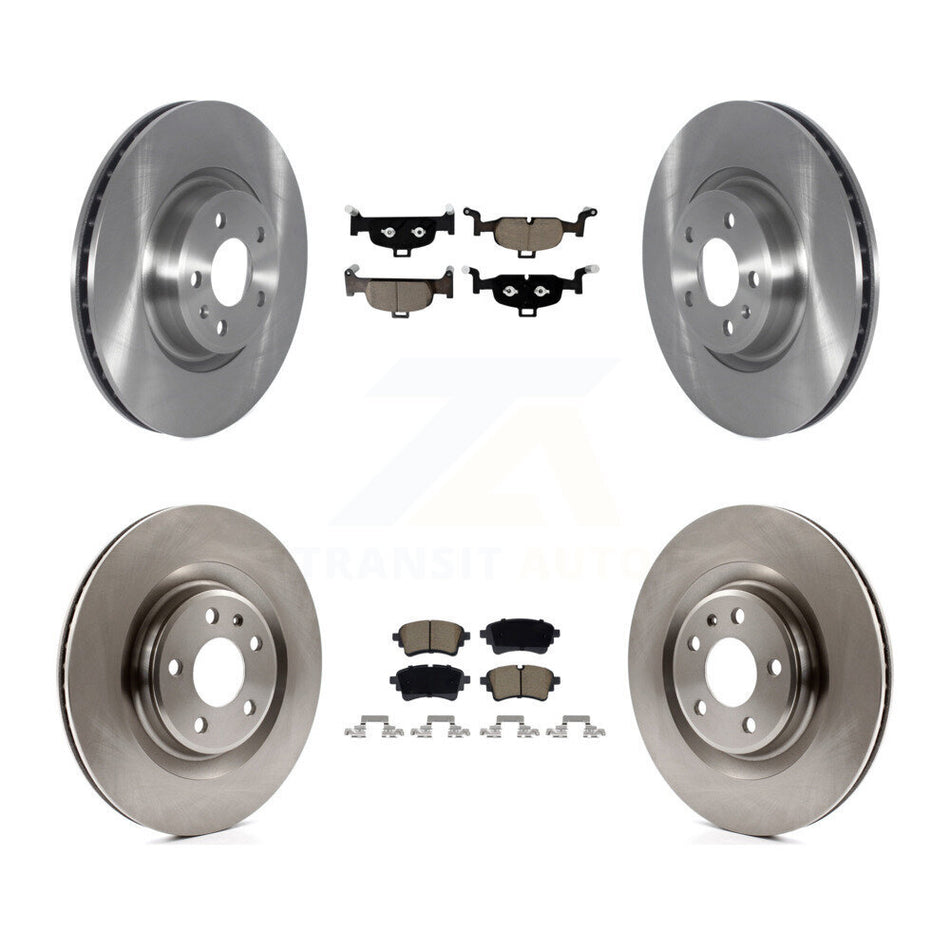 Front Rear Disc Brake Rotor & Ceramic Pad Kit For Audi A5 Sportback Quattro A4 allroad A6 K8C-103583