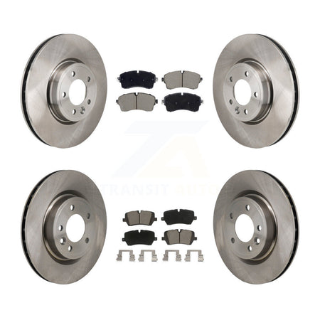 Front Rear Disc Brake Rotors And Ceramic Pads Kit For Land Rover Discovery Range K8C-103585