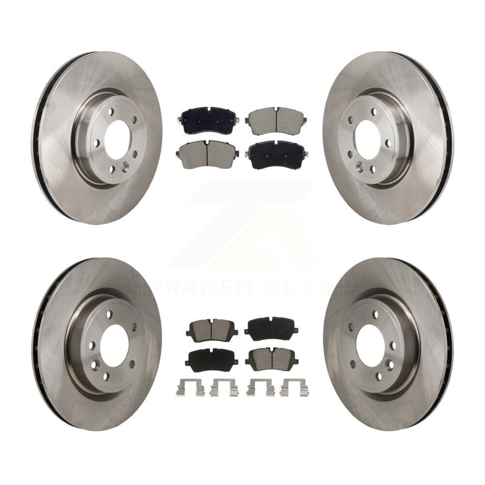 Front Rear Disc Brake Rotors And Ceramic Pads Kit For Land Rover Discovery Range K8C-103585