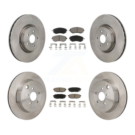 Front Rear Disc Brake Rotor Ceramic Pad Kit For 2019 Toyota 86 Base GT With Brembo Brakes K8C-103596