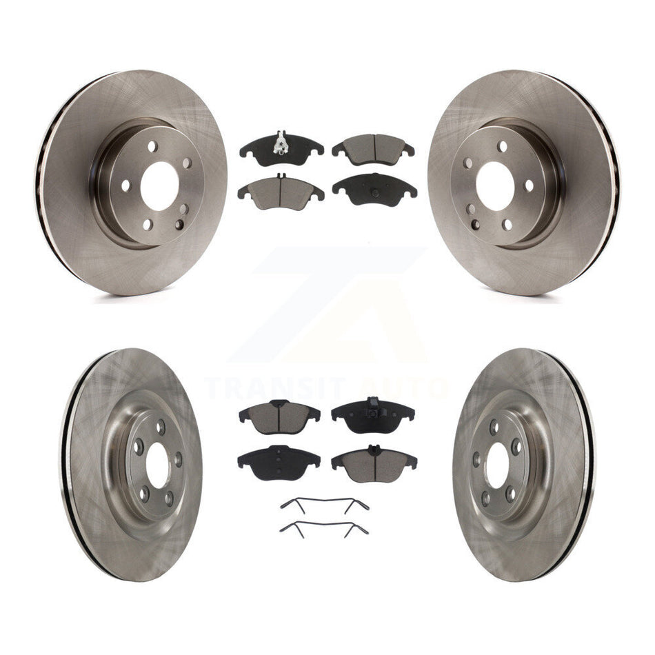 Front Rear Disc Brake Rotors And Ceramic Pads Kit For Mercedes-Benz E400 K8C-103597