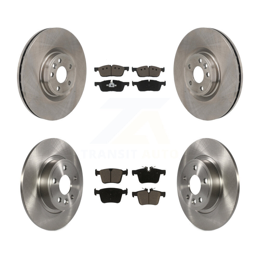 Front Rear Disc Brake Rotors Ceramic Pad Kit For Land Rover Discovery Sport Jaguar E-Pace K8C-103603