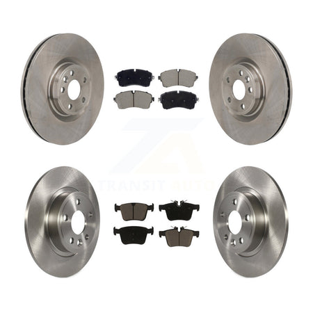 Front Rear Brake Rotors Ceramic Pad Kit For Jaguar E-Pace With 349mm Diameter Rotor K8C-103604
