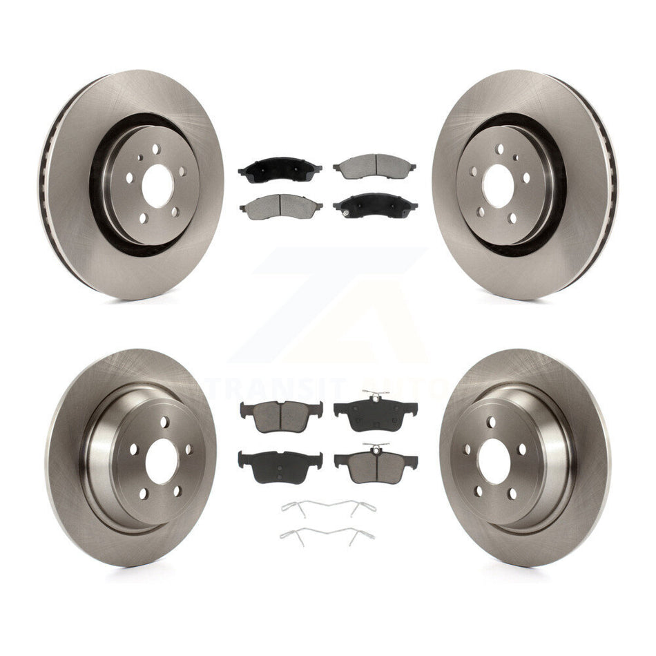 Front Rear Disc Brake Rotors And Ceramic Pads Kit For Lincoln Nautilus K8C-103608