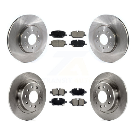 Front Rear Disc Brake Rotors And Ceramic Pads Kit For 2021 Chevrolet Equinox GMC Terrain K8C-103617