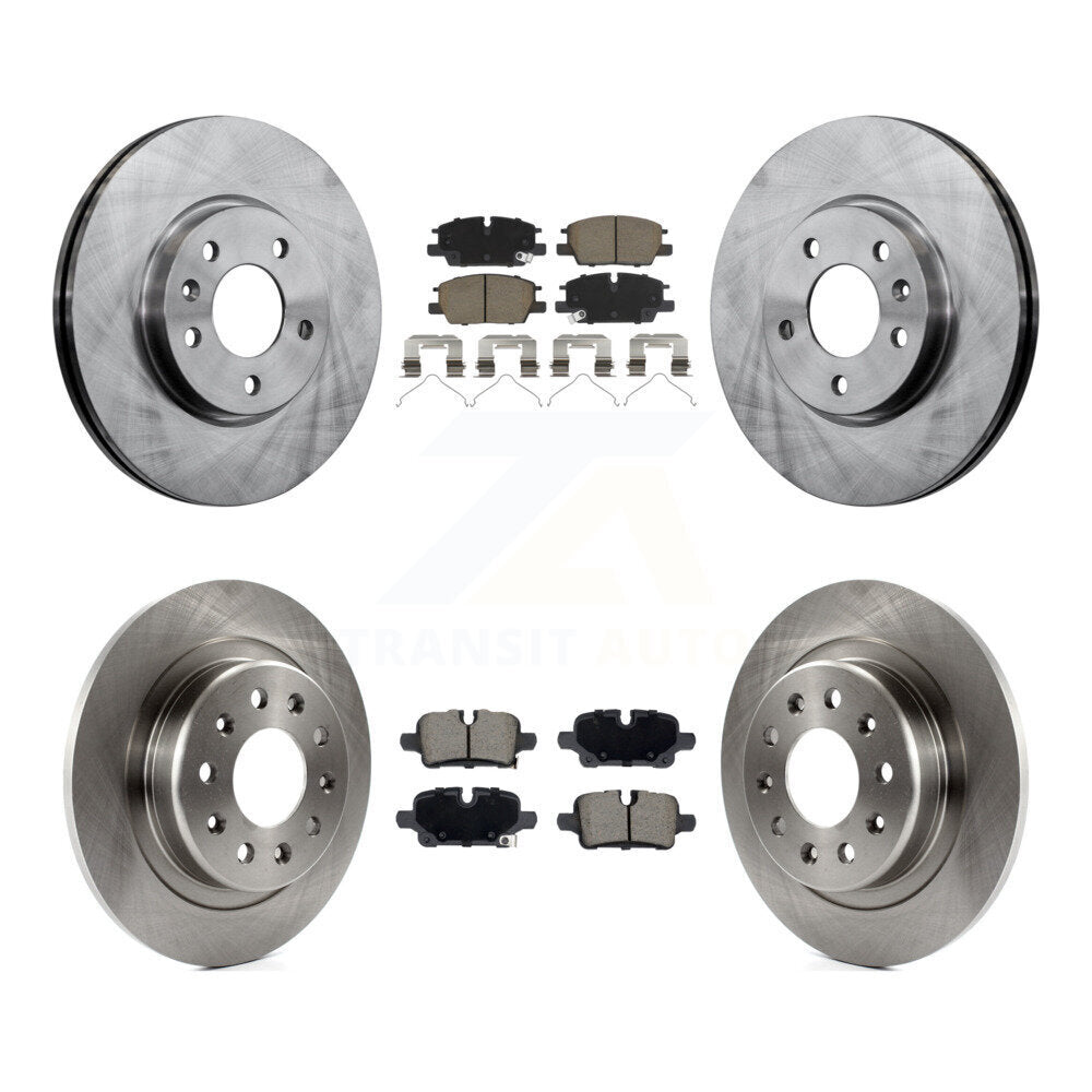 Front Rear Disc Brake Rotors And Ceramic Pad Kit For Chevrolet Equinox GMC Terrain Malibu K8C-103618