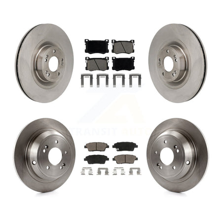 Front Rear Disc Brake Rotors And Ceramic Pads Kit For Hyundai Genesis G80 5.0L K8C-103623