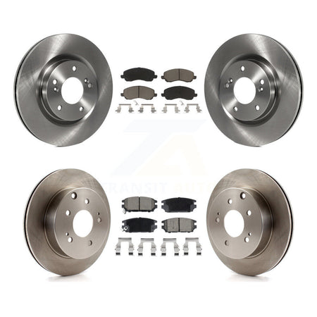 Front Rear Disc Brake Rotors And Ceramic Pads Kit For Mitsubishi Eclipse Galant K8C-103628
