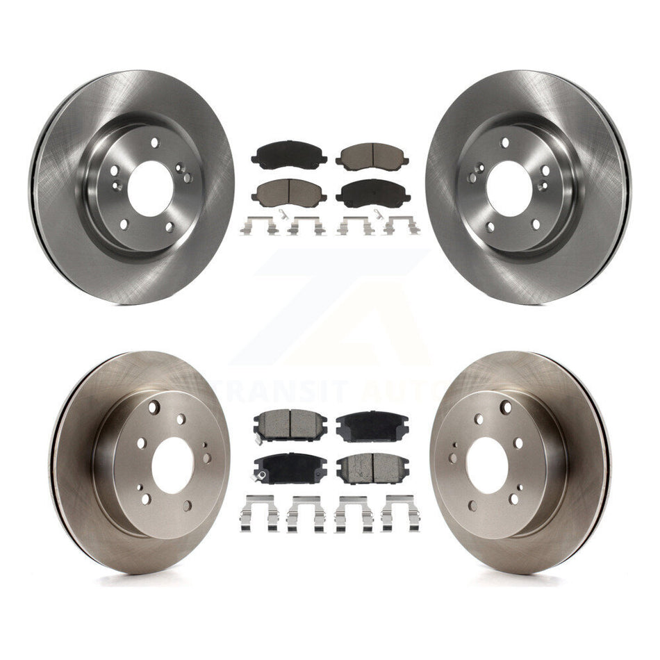 Front Rear Disc Brake Rotors And Ceramic Pads Kit For Mitsubishi Eclipse Galant K8C-103628