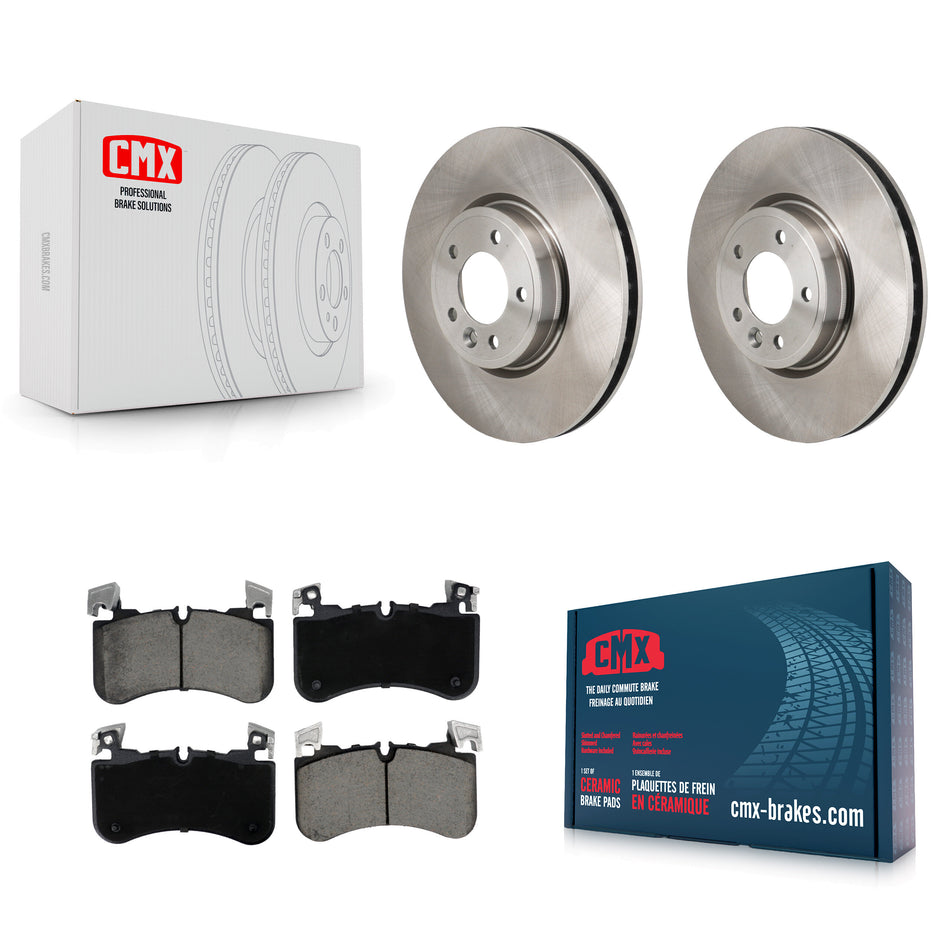 Front Disc Brake Rotors And Ceramic Pads Kit For Land Rover Range Sport K8C-103659