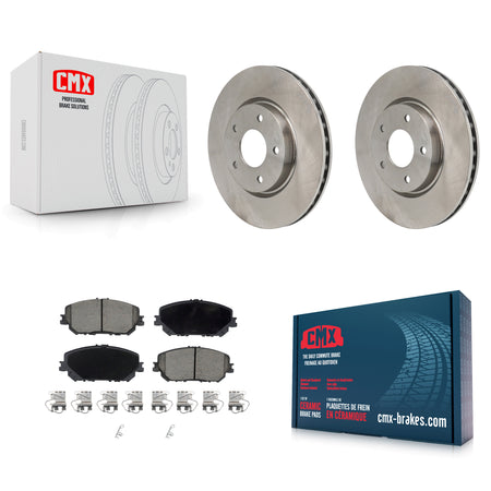 Front Disc Brake Rotors And Ceramic Pads Kit For Nissan Rogue K8C-103662