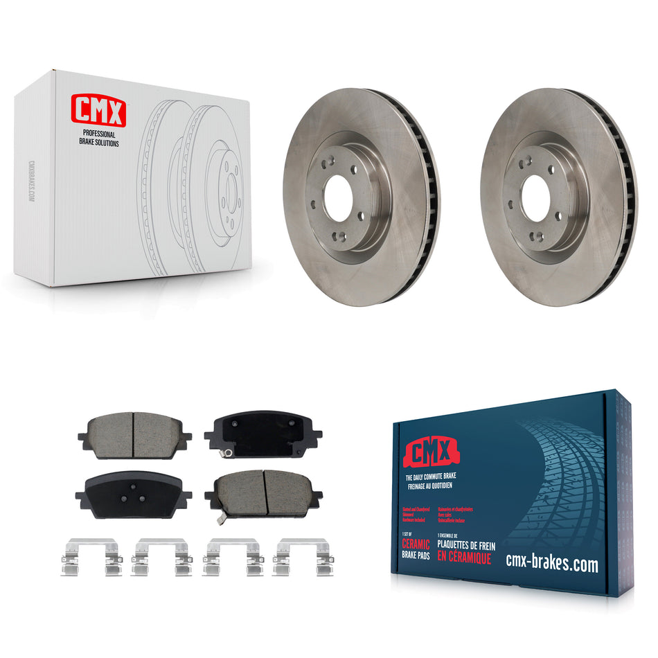 Front Disc Brake Rotors And Ceramic Pads Kit For Hyundai Santa Fe Kia Sorento Cruz K8C-103700