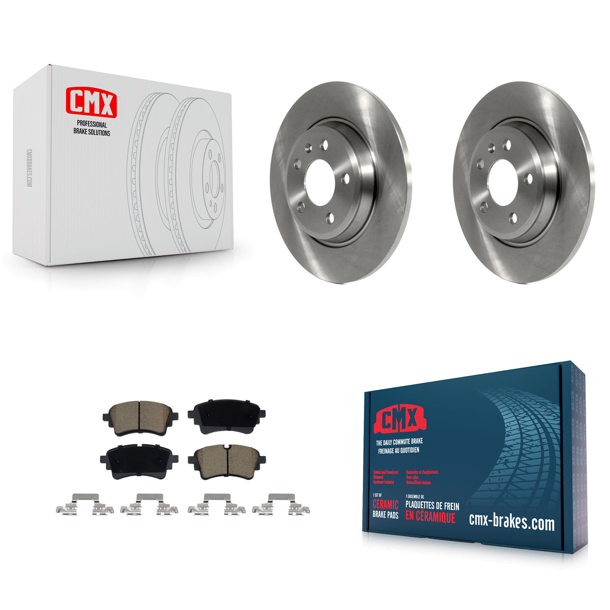 Rear Disc Brake Rotors And Ceramic Pads Kit For Audi A4 Quattro A5 Sportback K8C-103714