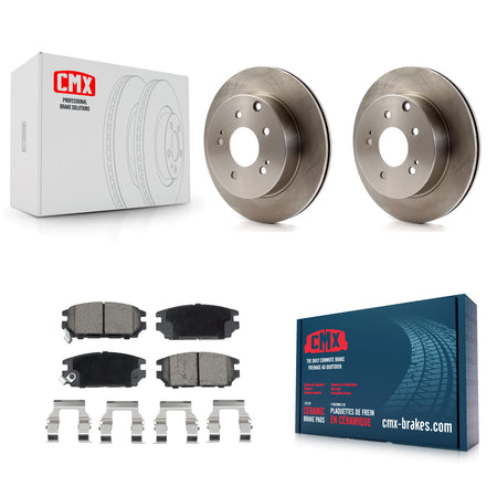 Rear Disc Brake Rotors And Ceramic Pads Kit For Mitsubishi Eclipse Galant K8C-103715