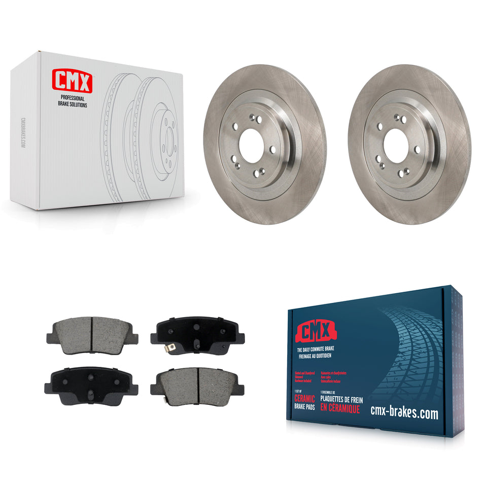 Rear Disc Brake Rotor Ceramic Pad Kit For Hyundai Ioniq 5 Genesis Kia EV6 GV70 6 GV60 G80 K8C-103720