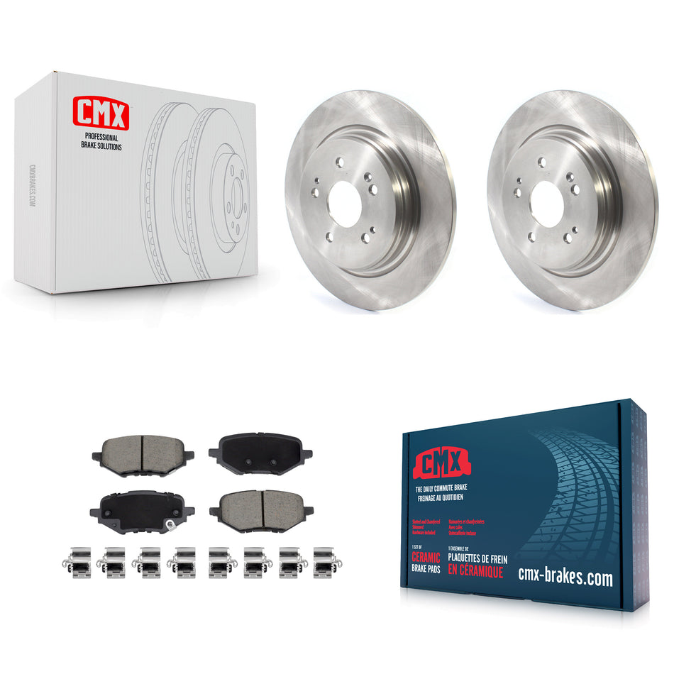Rear Disc Brake Rotors And Ceramic Pads Kit For Honda HR-V Clarity K8C-103726