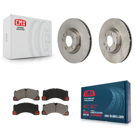 Front Disc Brake Rotors And Ceramic Pads Kit For Volkswagen Touareg Porsche Cayenne K8C-103805