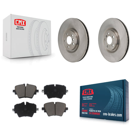 Front Disc Brake Rotor Ceramic Pad Kit For BMW 228i Gran Coupe With Blue Painted Calipers K8C-103808