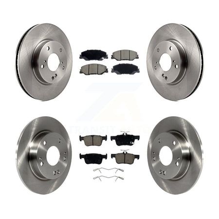 Front Rear Disc Brake Rotors And Ceramic Pads Kit For 2019-2022 Honda Insight K8C-103814