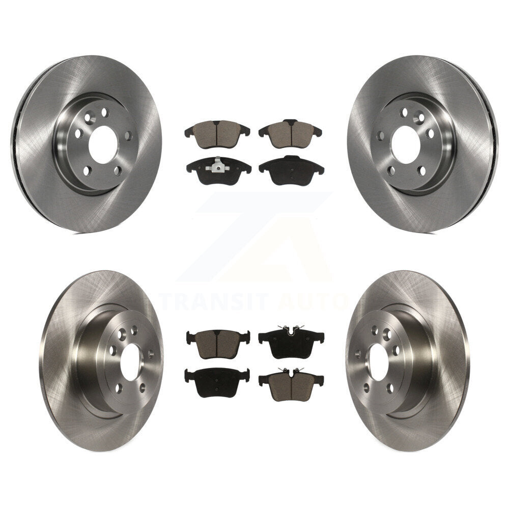 Front Rear Disc Brake Rotors And Ceramic Pads Kit For Land Rover Range Evoque K8C-103822