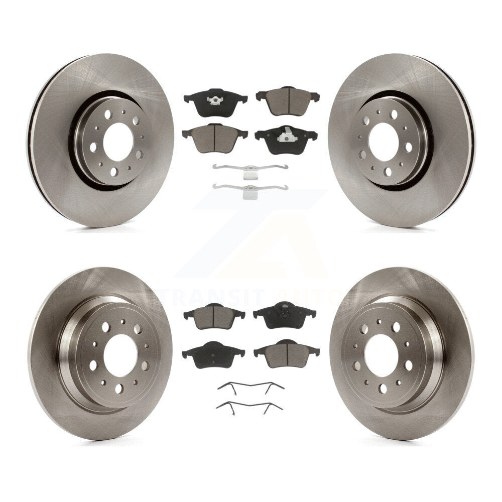 Front Rear Brake Rotor Ceramic Pad Kit For Volvo S60 2.5T With 316mm Diameter K8C-104555