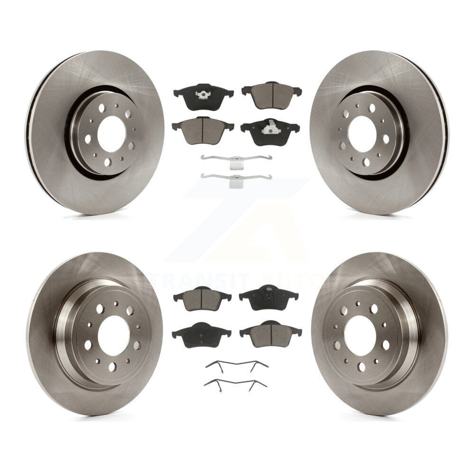 Front Rear Brake Rotor Ceramic Pad Kit For Volvo S60 2.5T With 316mm Diameter K8C-104555