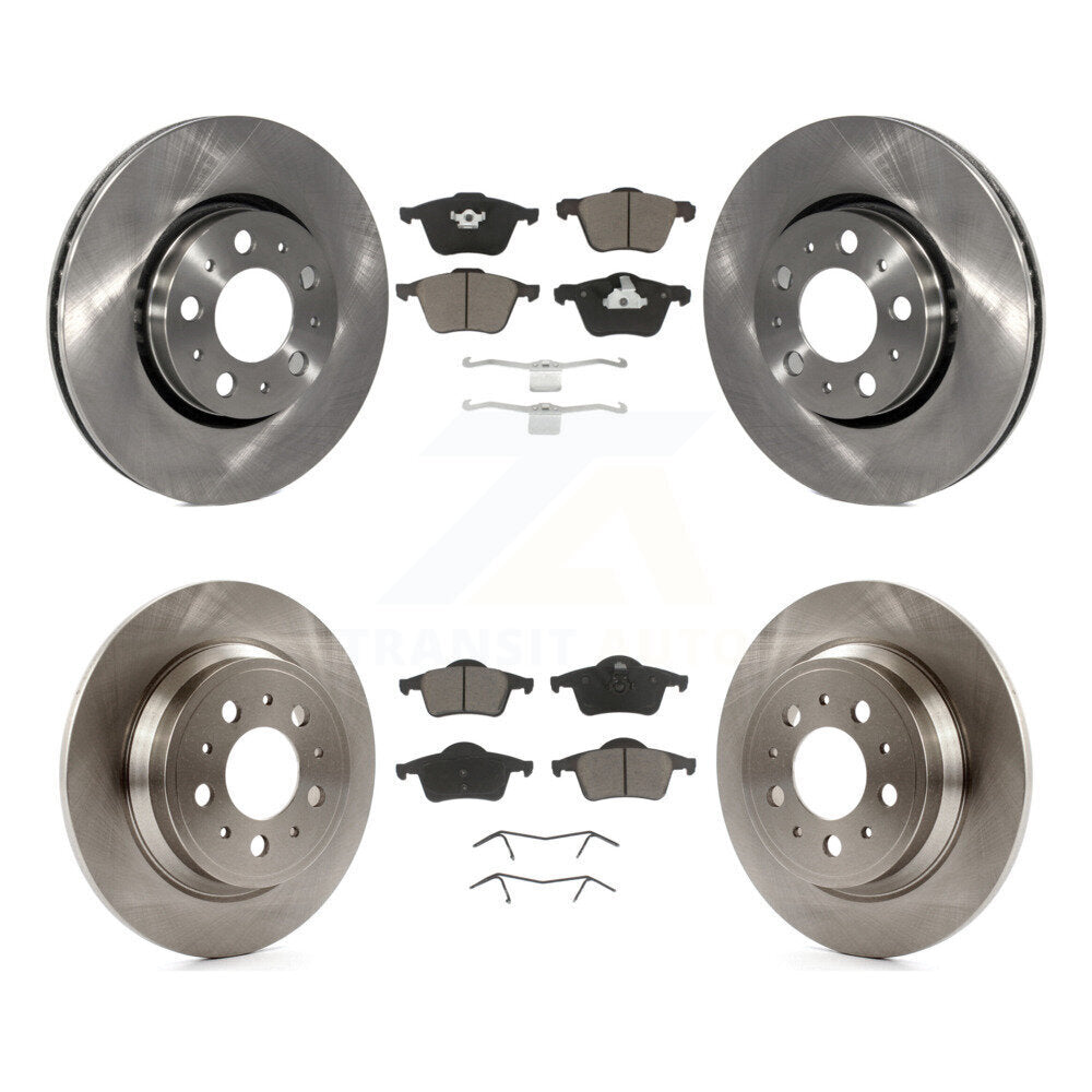 Front Rear Brake Rotor Ceramic Pad Kit For Volvo S60 2.5T With 286mm Diameter K8C-104556