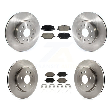 Front Rear Disc Brake Rotors And Ceramic Pads Kit For Chevrolet Camaro LT K8C-104560